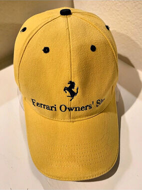 Ferrari Owners' Site baseball cap Yellow Black Cap